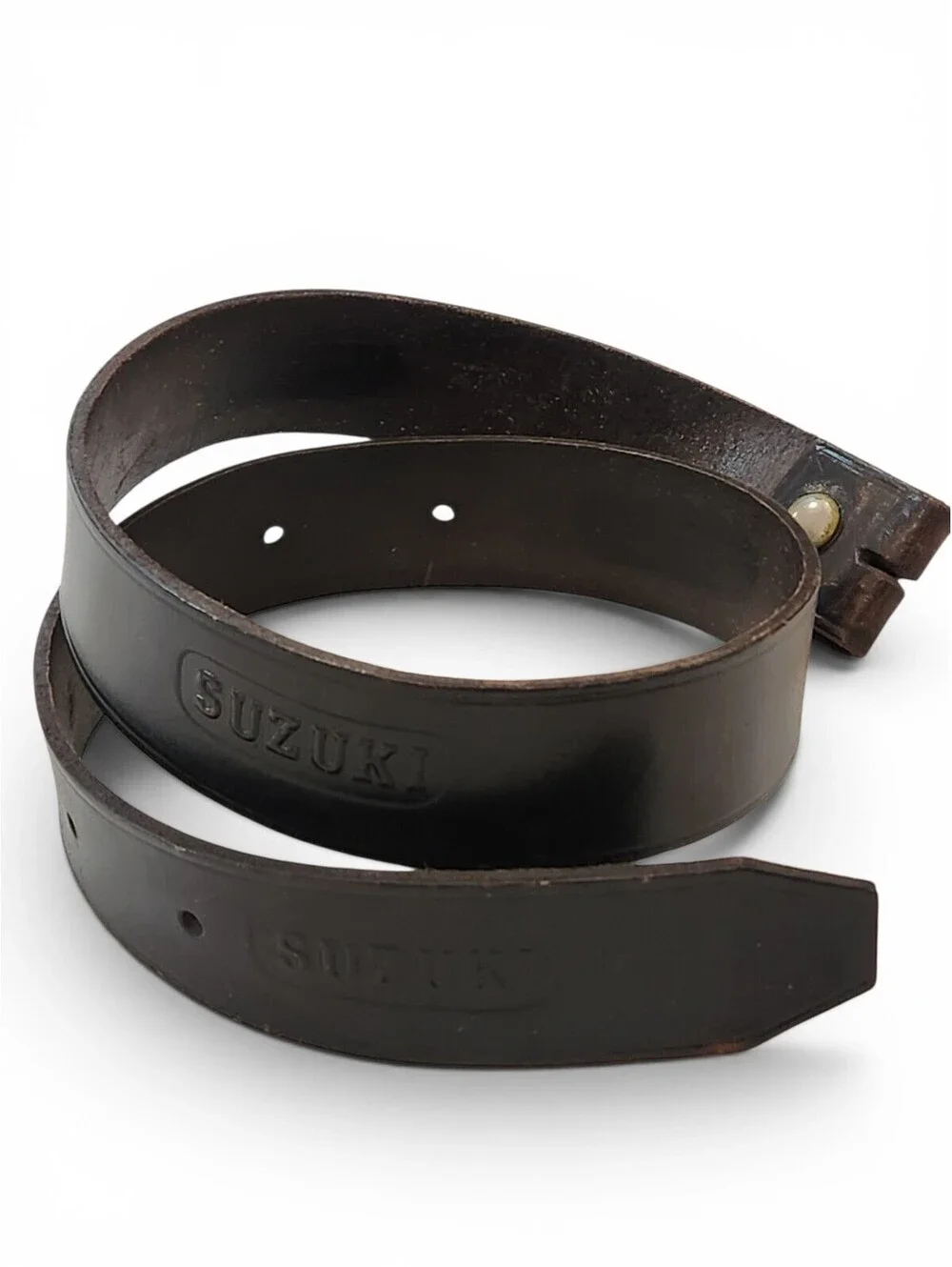 Suzuki Men’s Vintage Brown Belt Size 39 Adjustable